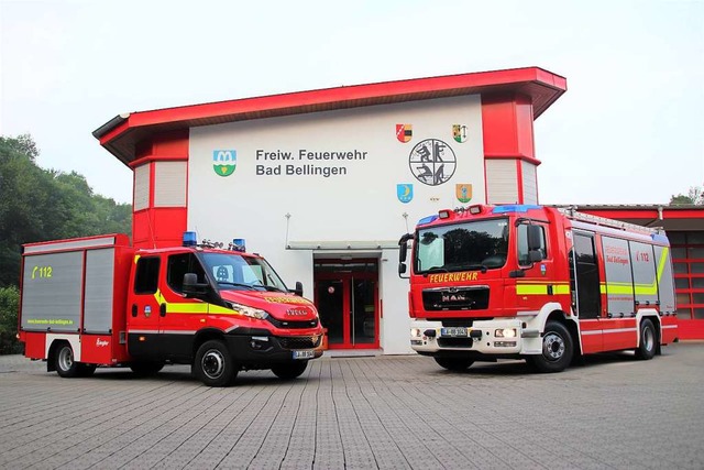 Die Freiwillige Feuerwehr Bad Bellinge...nenden Hochsitz gelscht (Symbolbild).  | Foto: Feuerwehr Bad Bellingen