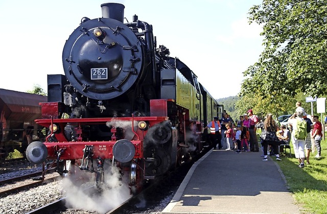 Fahrten mit der historischen Sauschwn...ind noch bis zum 18. Oktober mglich.   | Foto: suedkurier