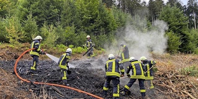 Trockenheit und offenes Feuer in Waldn...ie Feuerwehr verhinderte Schlimmeres.   | Foto: FFW