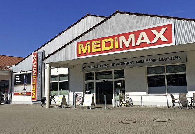 Das Medimax in Waldkirch schliet.   | Foto: Theresa Steudel