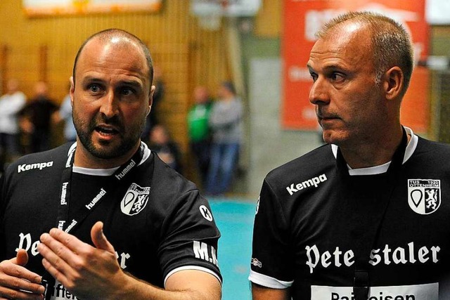 Markus Heimburger (links) und Ulf Seefeldt  coachen den TuS Ottenheim.  | Foto: Bettina Schaller