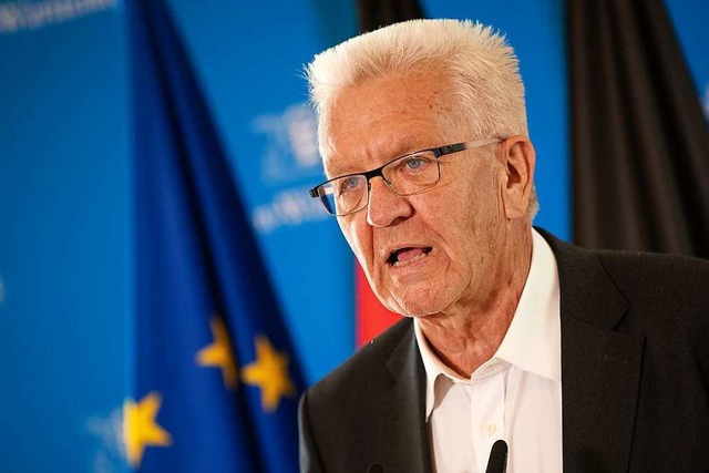 &#8222;Gerne wird Baden-Wrttemberg da...inisterprsident Winfried Kretschmann.  | Foto: Christoph Schmidt (dpa)