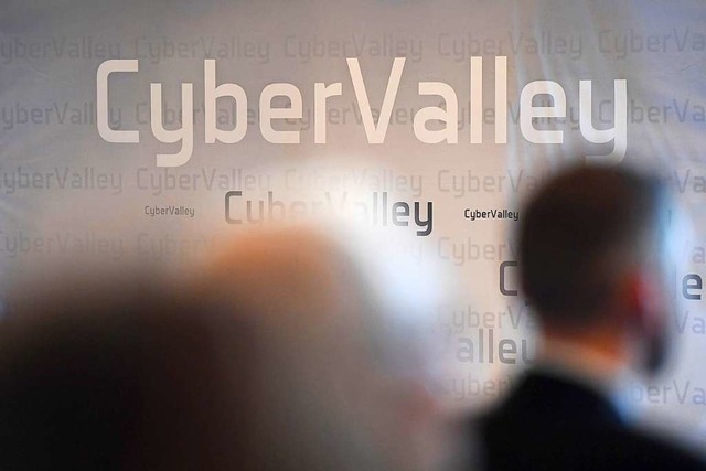 &#8222;Das Cyber Valley steht beispiel...ortes Deutschland&#8220;, sagte Merkel  | Foto: Marijan Murat