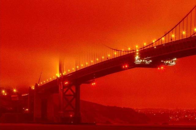 Fotos: Waldbrnde wten an der US-Westkste und hllen die Stdte in Rauch