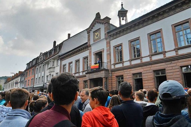 Der Tag der Demokratie findet am 21. S... dem alten Lrracher Rathaus drngeln.  | Foto: Barbara Ruda