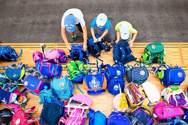 Zum Schulanfang sind auch im Wiesental viele Erstklssler gespannt.  | Foto: Soeren Stache (dpa)