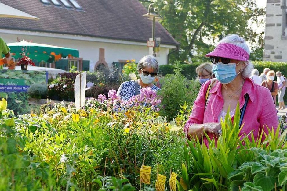 Bei der Gartenmesse Diga gilt auf dem gesamten Gelände Mund- und Nasenschutzpflicht. (Foto: Dora Schöls) Bei der Gartenmesse Diga gilt auf dem gesamten Gelände Mund- und Nasenschutzpflicht. (Foto: Dora Schöls)