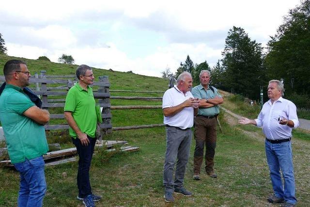 Umweltminister Franz Untersteller startete seine Biodiversittstour im Kleinen Wiesental