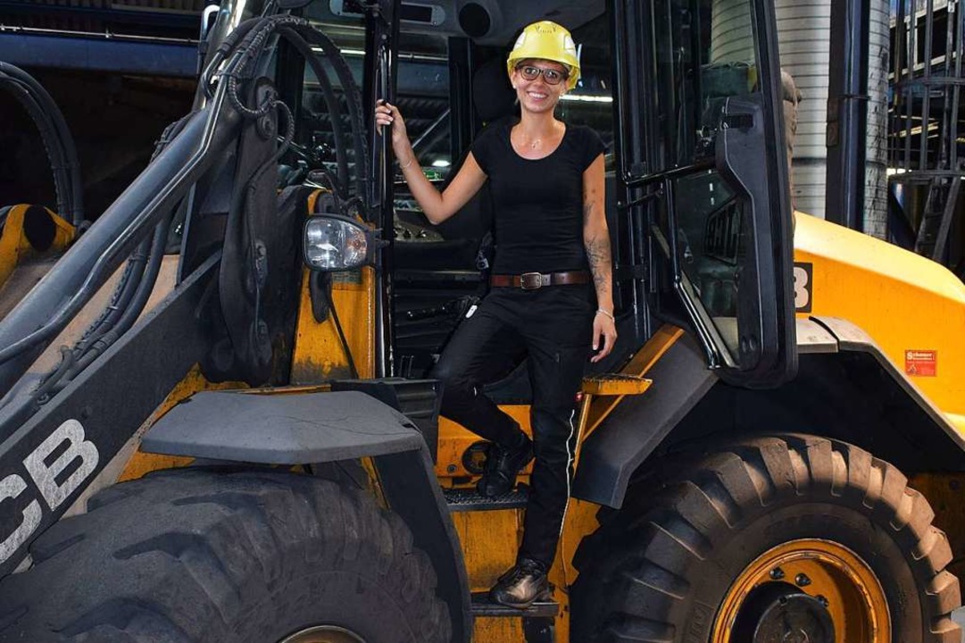 Viktoria Saretz liebt ihren Job zwischen Kohle, schweren Maschinen und