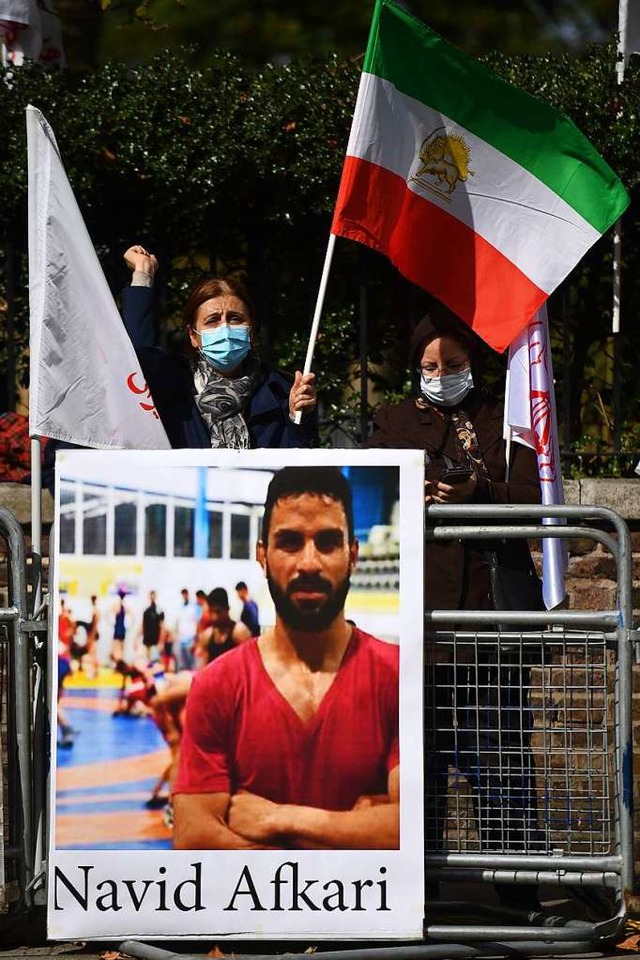 Der Protest gegen die Hinrichtung von Navid Afkari war erfolglos.  | Foto: JUSTIN TALLIS (AFP)