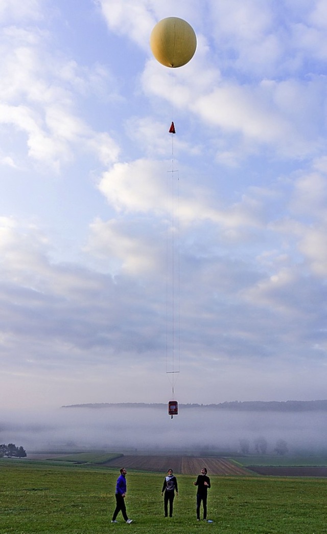 Wie schon vor einem Jahr plant ein Tea... einen Ballonflug in die Stratosphre.  | Foto: Hochschule Offenburg