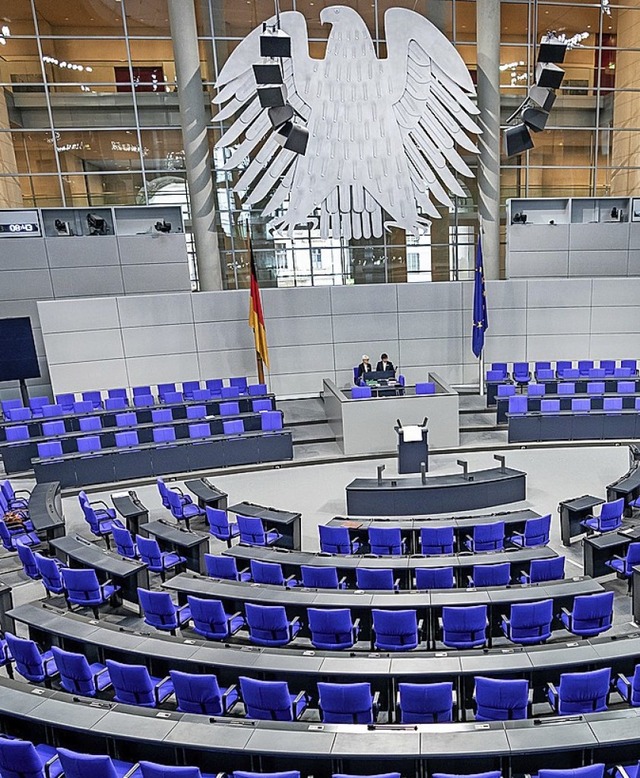 Der Deutsche Bundestag stellt sich in ...ellung kommende Woche in Endingen vor.  | Foto: Michael Kappeler (dpa)