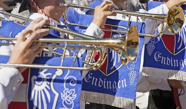 Fanfarenspiel ist in Zeiten von Corona nur unter strengen Auflagen mglich.  | Foto: Martin Wendel