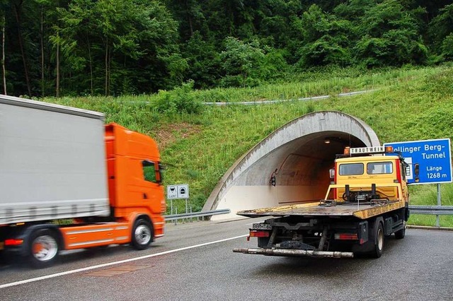Die Tunneleinfahrt (Archivbild)  | Foto: Ingrid Bhm-Jacob