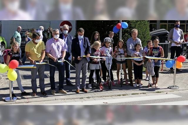 Schulweg ein Stck sicherer gemacht