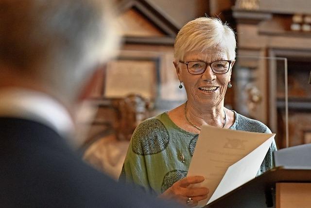 Renate Landwehr erhlt Ehrennadel des Landes fr ihr Engagement