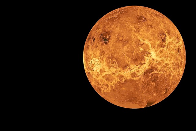 Die Bedingungen auf der Venus galten b...frderlich fr die Existenz von Leben.  | Foto: NASA, JPL (dpa)