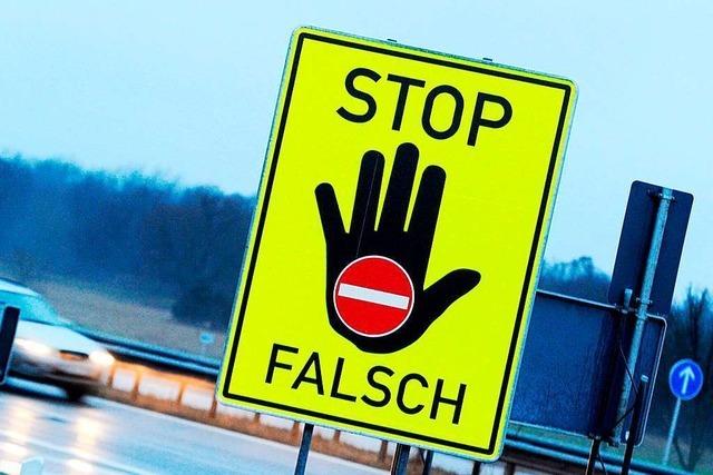 Polizei stellt betrunkenen Geisterfahrer auf der Autobahn bei Freiburg