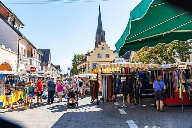 So war der Jahrmarkt in Eichstetten unter Corona-Auflagen