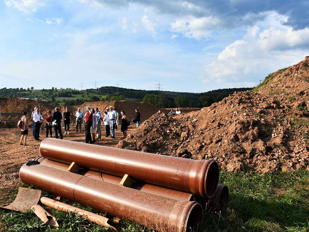 Impressionen von der BZ-Hautnah-Bauplatzbegehung