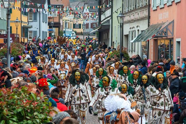 Einen groen Umzug wie hier 2019 wird ...schaft Hoorig 2021 nicht organisieren.  | Foto: Olaf Michel