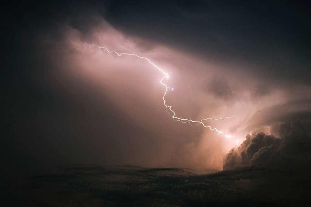 In Grenzach-Wyhlen hat am Funkmast ein Blitz eingeschlagen