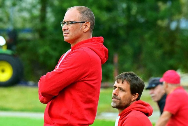 Stefan Schwr (l.) und Bjrn Kuschel, das Trainerduo des FSV RW Stegen  | Foto: Daniel Thoma