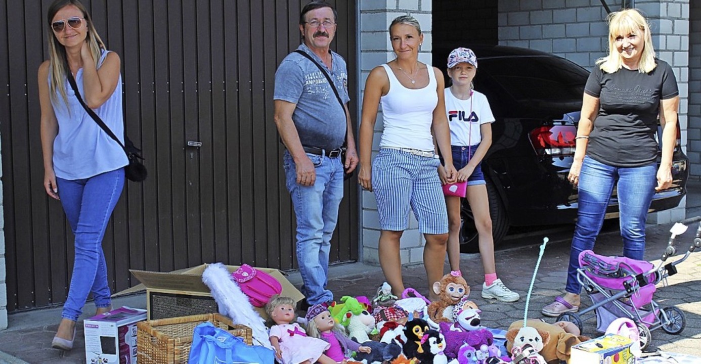 <BZ-FotoAnlauf>Flohmarkt Hegne:</BZ-Fo...rtierflohmarkt im Schopfheimer Hegne.   | Foto: Ralph Lacher