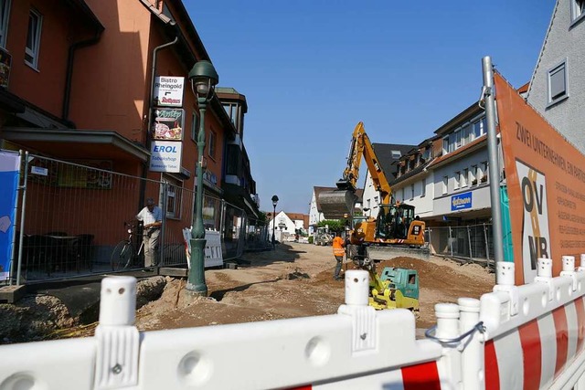 Baustelle in der Schlsselstrae  | Foto: Susanne Ehmann