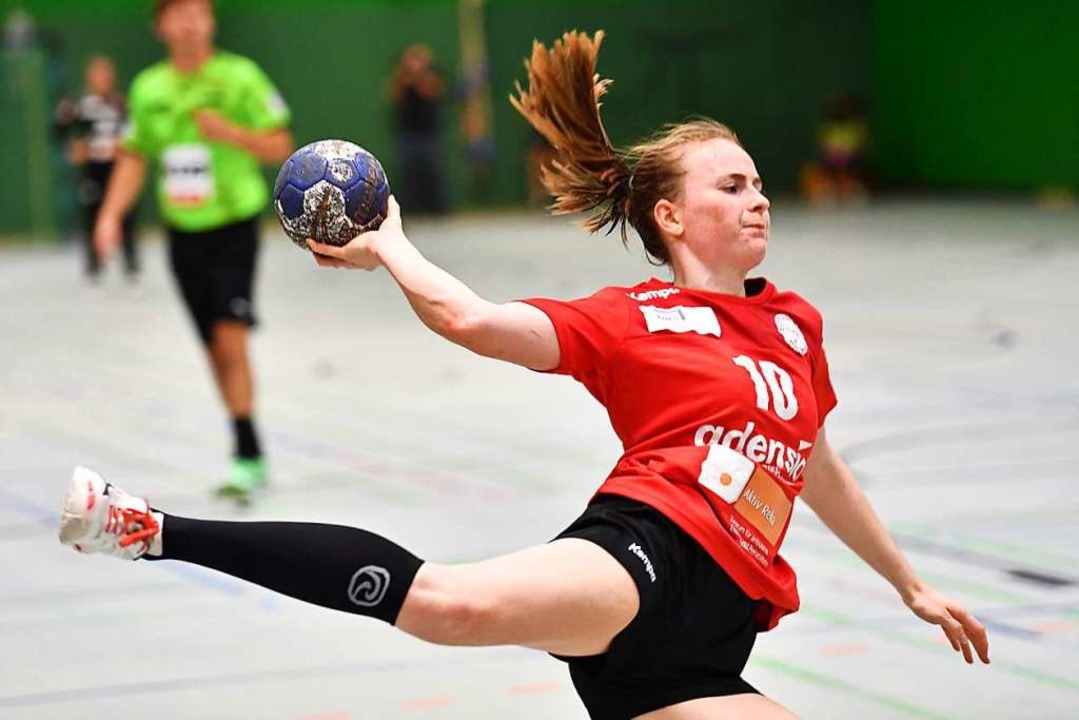 Rebecca Dürr stammt aus einer Ringer-F...ed Sparrows  gegen den VfL Waiblingen.  | Foto: Achim Keller