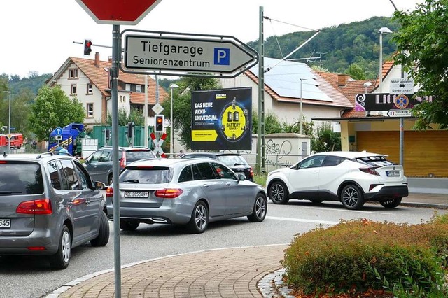 Das Thema Verkehr in Steinen war omnip...ergngen zur stdtebaulichen Sanierung  | Foto: Martina David-Wenk