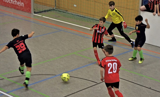 In den stdtischen Hallen in Laufenbur...ballturnier in der Rappensteinhalle.   | Foto: Reinhard Herbrig