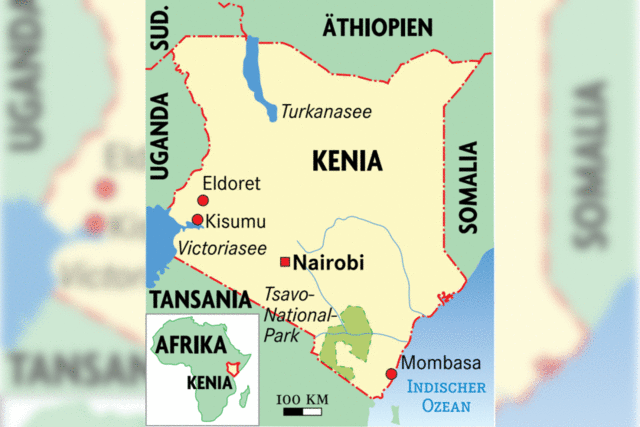 Panikkufe in Kenia