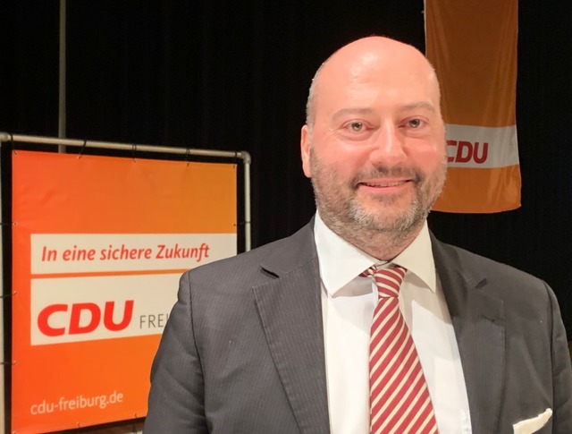 Arndt Michael tritt bei der Wahl am 14...r die CDU im Wahlkreis Freiburg II an.  | Foto: Simone Hhl