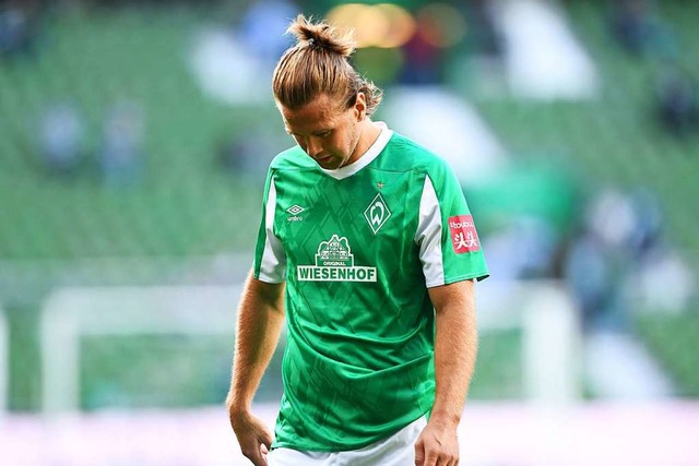 Gedrckte Stimmung bei Werder Bremen, hier bei Niklas Fllkrug.  | Foto: Carmen Jaspersen (dpa)