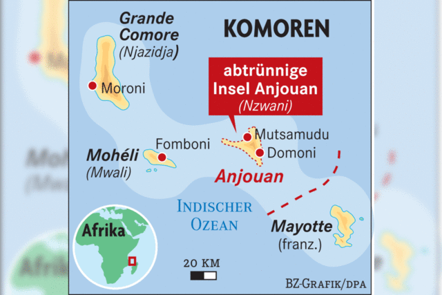 Truppen der AU landen auf den Komoren