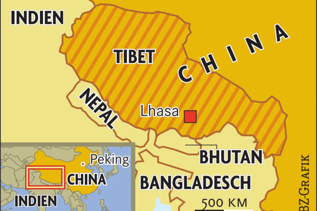 In Tibet darf niemand frei sprechen