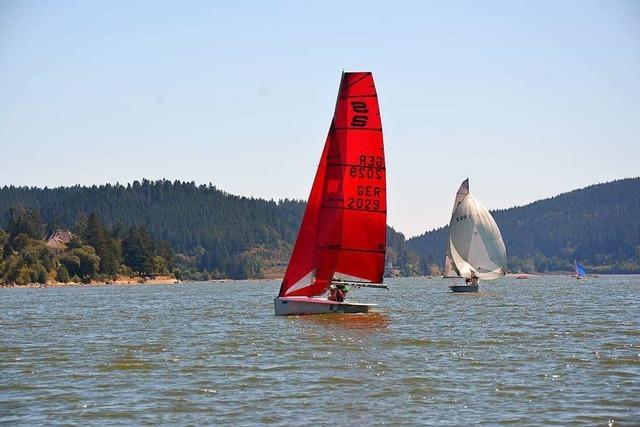 Der Schluchsee ist ein Segelparadies