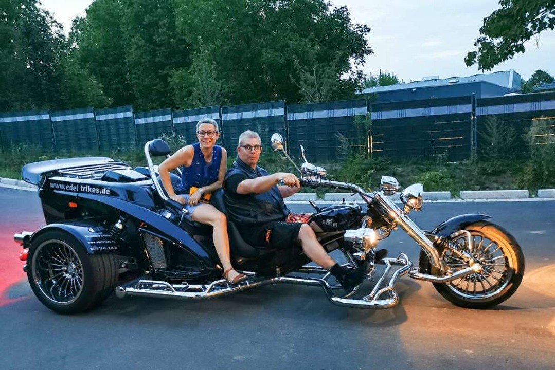 Zum ersten Mal auf einem Trike: Unsere...den sie vorher noch nie gesehen hatte.  | Foto: ?