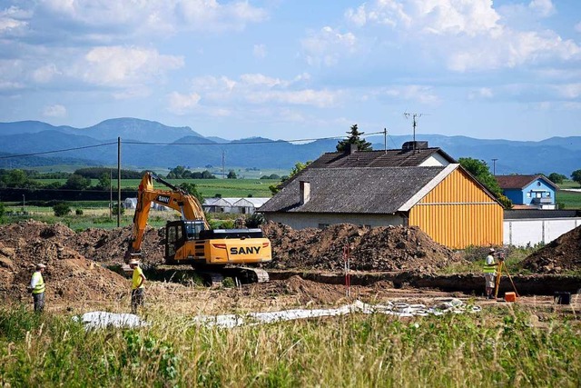 Im Baugebiet &#8222;Hinter den Grten&...eintreten. Kosten: 1,2 Millionen Euro.  | Foto: Thomas Kunz