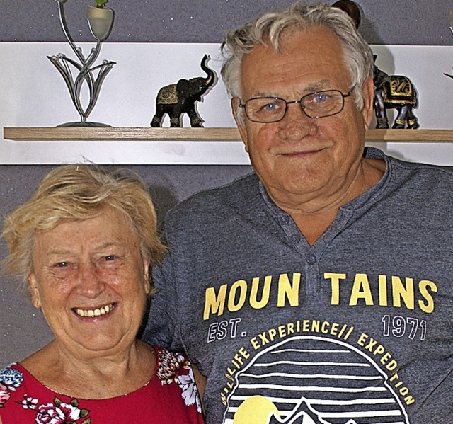 Zinaida und Alexander  Axt feiern am heutigen Mittwoch goldene Hochzeit.  | Foto: Werner Probst