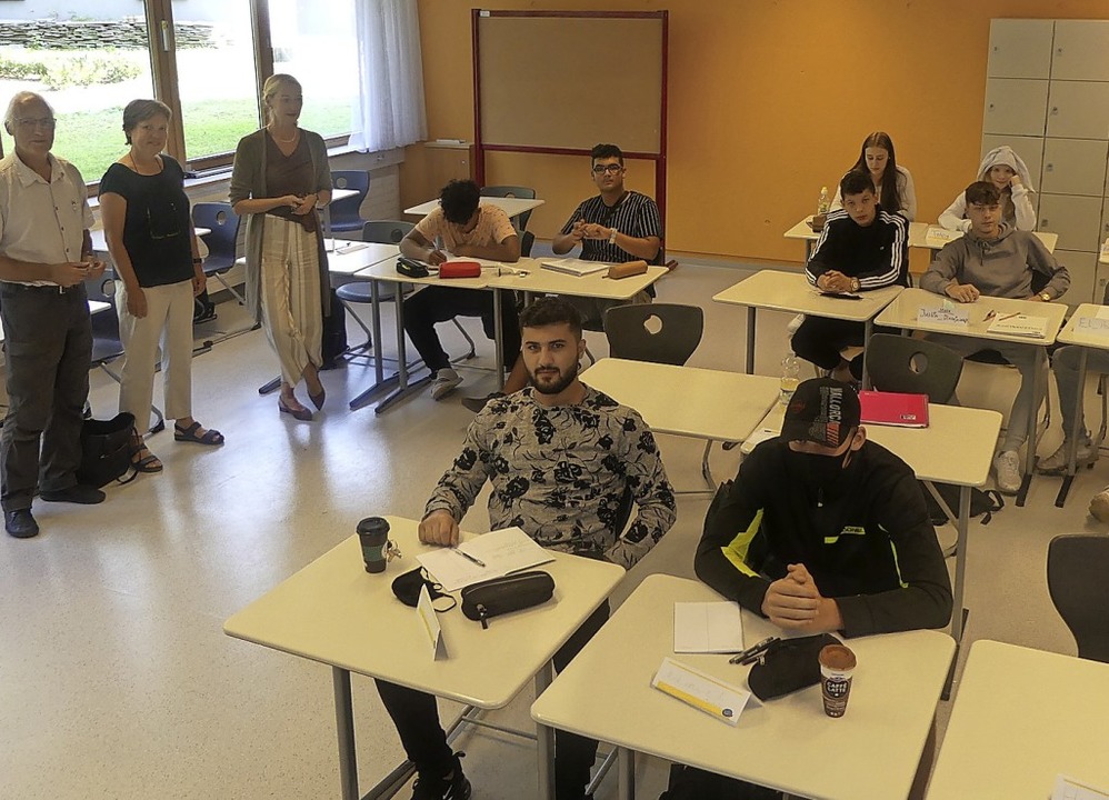 BSZ-Abteilungsleiter Dieter Urban mit ...m Beruflichen Schulzentrum Waldkirch.   | Foto: Dr. Uwe Maier
