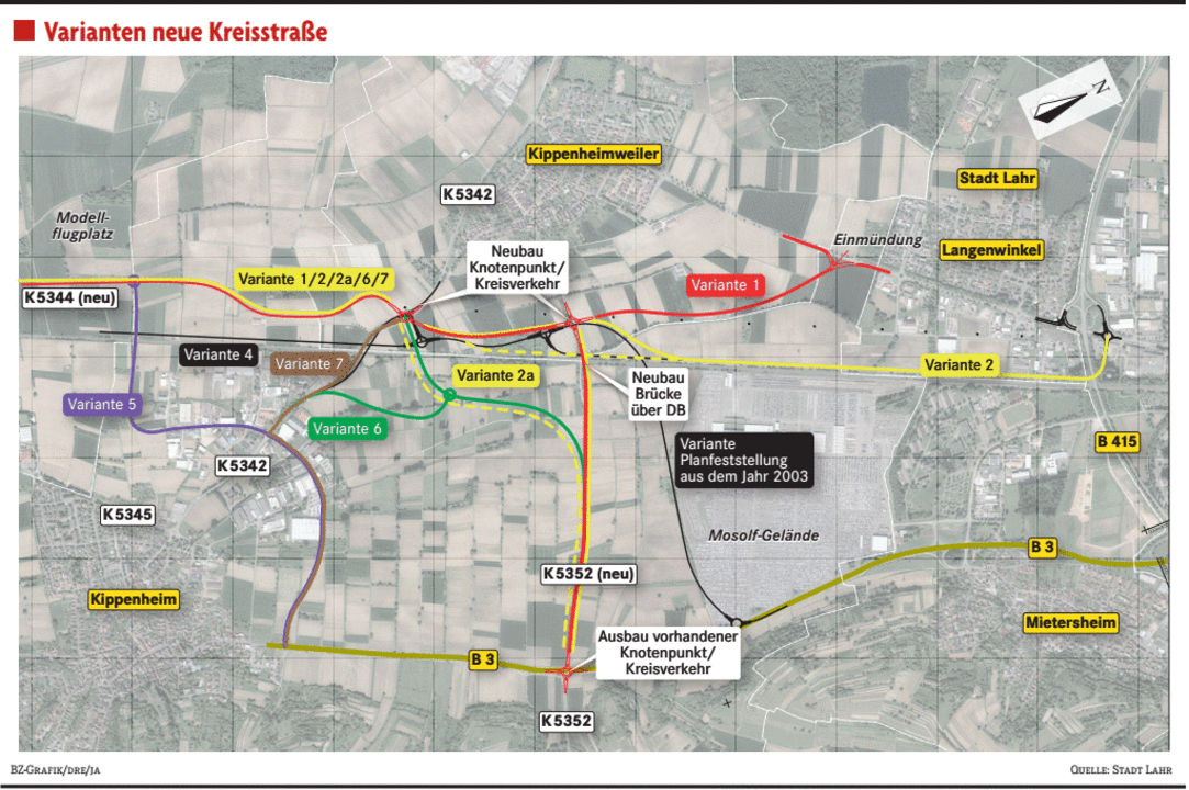 Die Neue Variante Der B3-Umfahrung Kostet 55 Millionen Euro - Lahr ...