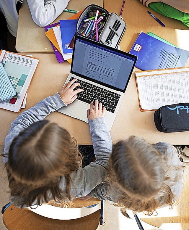 Schlern sollen bald Laptops zur Verfgung stehen.  | Foto: Daniel Reinhardt