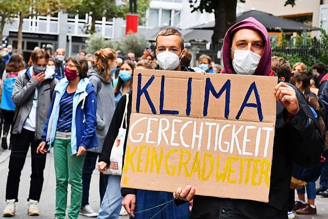 Klimastreik in Lrrach  | Foto: Barbara Ruda