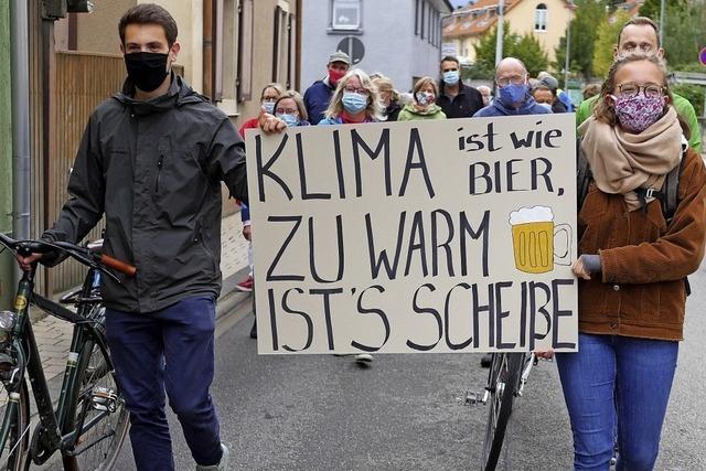 Klimademo in Ehrenkirchen