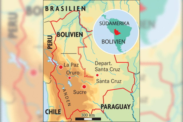 Bolivien ist tief gespalten