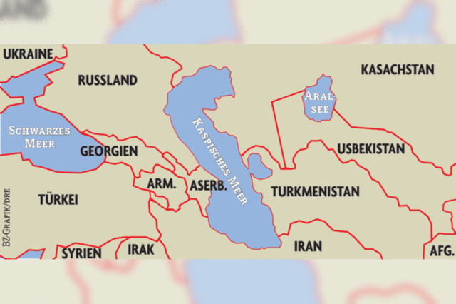 Russland will die Kontrolle ber l und Gas am Kaspischen Meer