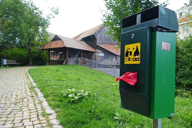 Ein Hundekotbehlter in Kandern  | Foto: Victoria Langelott