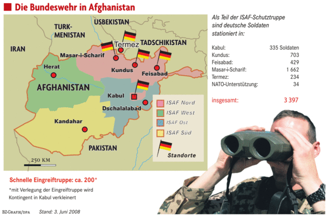 Isaf-Einsatz in Afghanistan bis zu zehn Jahre